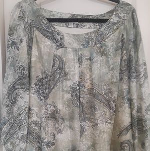 Dress Barn Lined Dressy Top